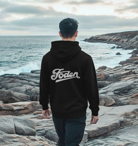 Foden Script Hoodie - Front and Rear