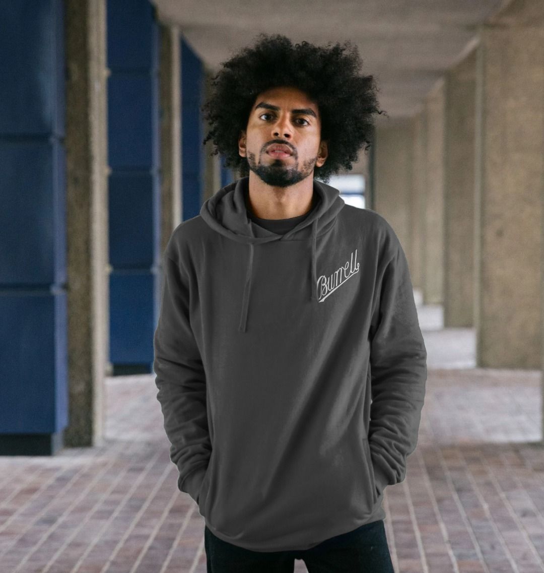 Burrell Script Hoodie - Front and Rear