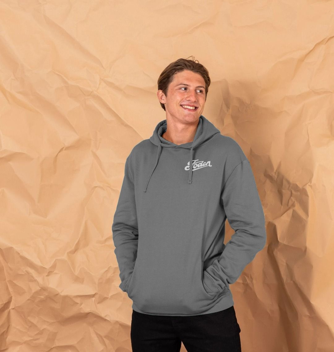 Foden Script Hoodie - Front and Rear