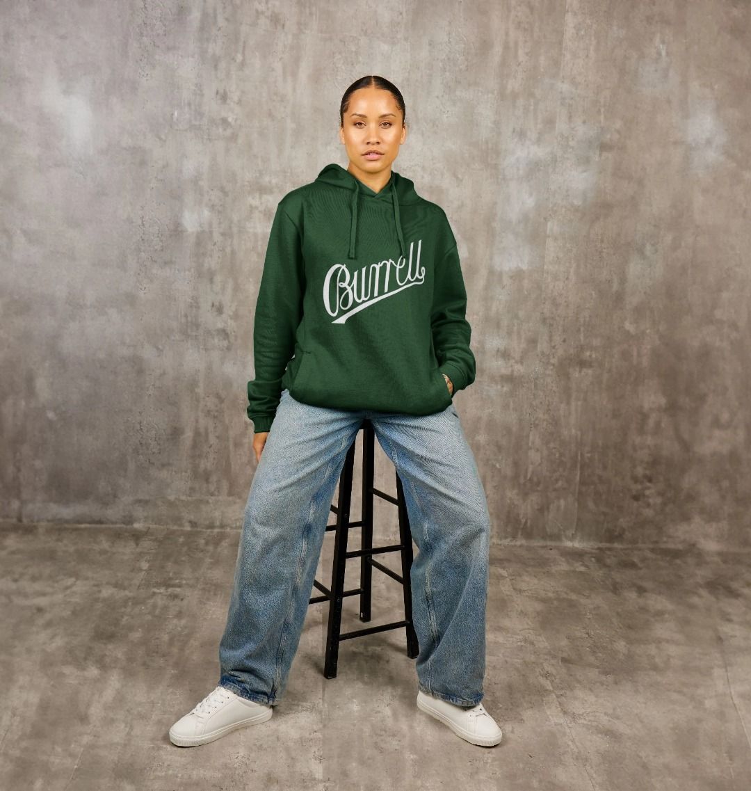 Burrell Script Hoodie - Large Logo