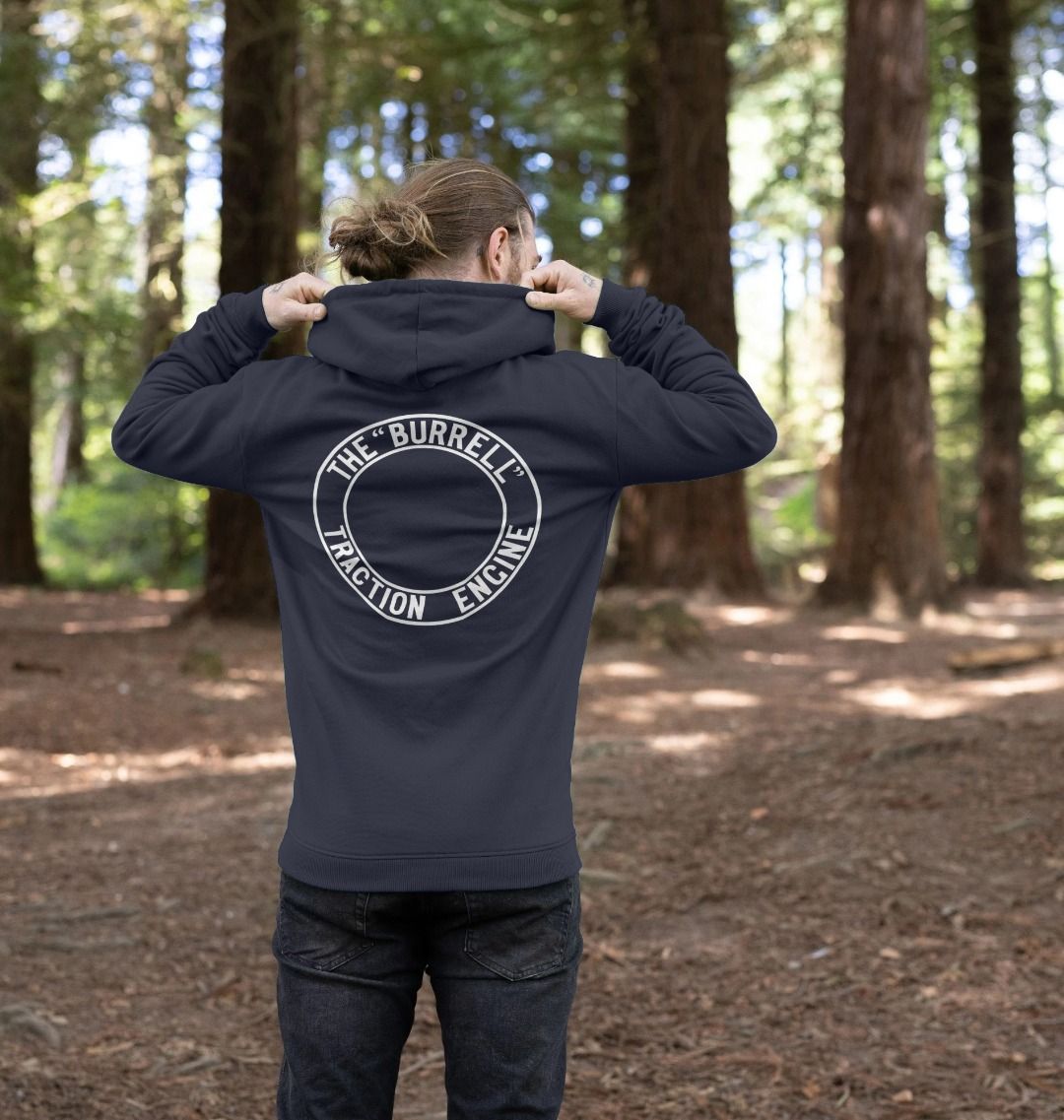 Burrell "Traction Engine" Ring Hoodie - Front and Rear